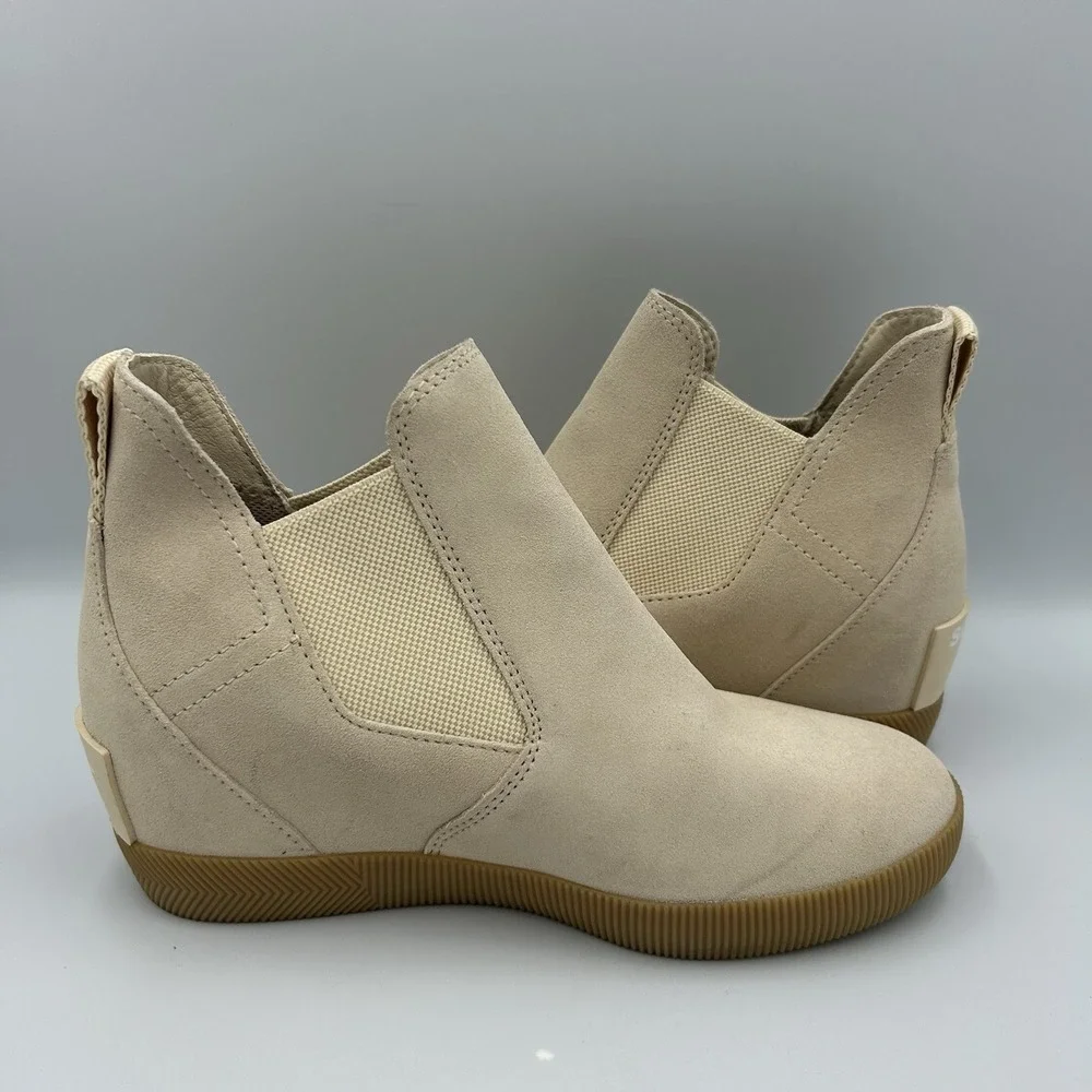 SOREL X CALIA Women's Out 'N About Slip-On Waterproof Wedge Boots SIZE‎ 6